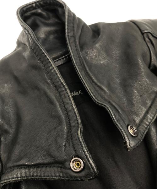 BLUE WORK（ブルーワーク）BLUE WORK (ブルーワーク) レザージャケット ブラック サイズ:SIZE 1の古着・服飾アイテム