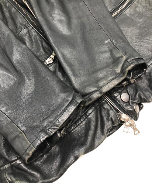 BLUE WORK（ブルーワーク）BLUE WORK (ブルーワーク) レザージャケット ブラック サイズ:SIZE 1の古着・服飾アイテム