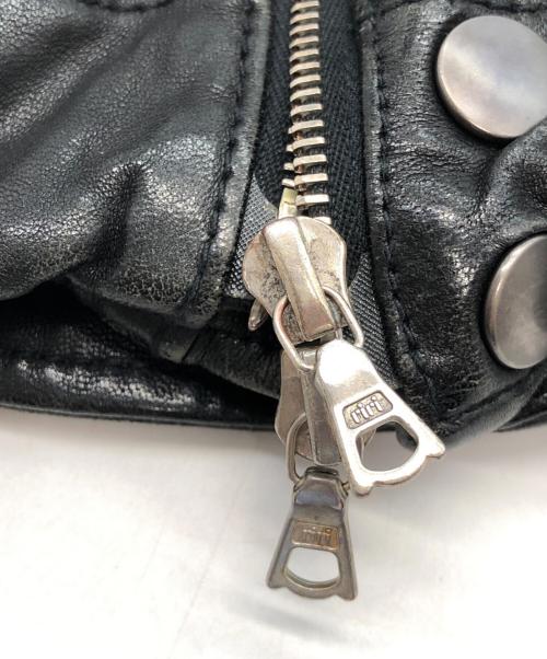 BLUE WORK（ブルーワーク）BLUE WORK (ブルーワーク) レザージャケット ブラック サイズ:SIZE 1の古着・服飾アイテム