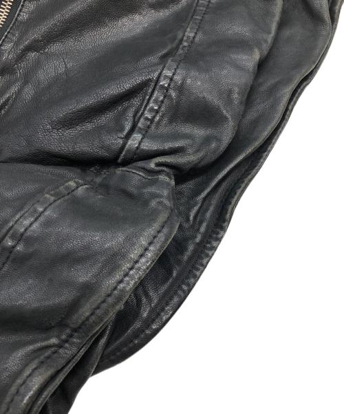 BLUE WORK（ブルーワーク）BLUE WORK (ブルーワーク) レザージャケット ブラック サイズ:SIZE 1の古着・服飾アイテム