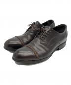 EMPORIO ARMANIエンポリオ アルマーニ）の古着「レザーシューズ」｜ブラウン