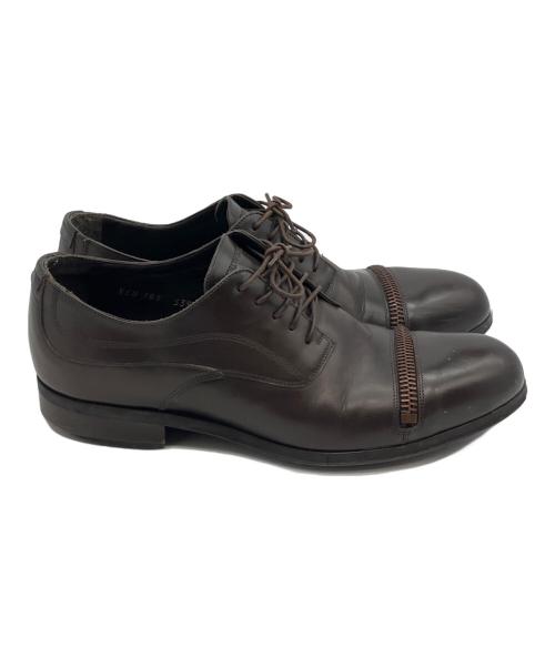 EMPORIO ARMANI（エンポリオ アルマーニ）EMPORIO ARMANI (エンポリオ アルマーニ) レザーシューズ ブラウン サイズ:28の古着・服飾アイテム
