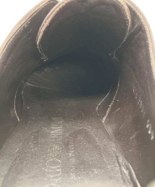 EMPORIO ARMANI（エンポリオ アルマーニ）EMPORIO ARMANI (エンポリオ アルマーニ) レザーシューズ ブラウン サイズ:28の古着・服飾アイテム