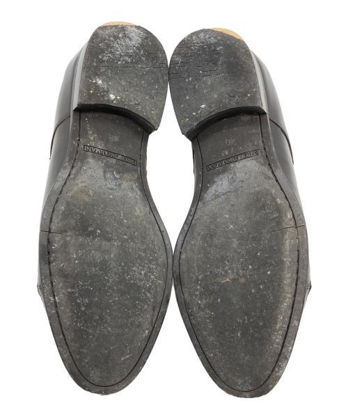 EMPORIO ARMANI（エンポリオ アルマーニ）EMPORIO ARMANI (エンポリオ アルマーニ) レザーシューズ ブラウン サイズ:28の古着・服飾アイテム