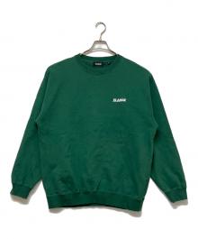 X-LARGE（エクストララージ）の古着「TWO TONE BACKSIDE OG CREWNECK SWEAT」｜グリーン