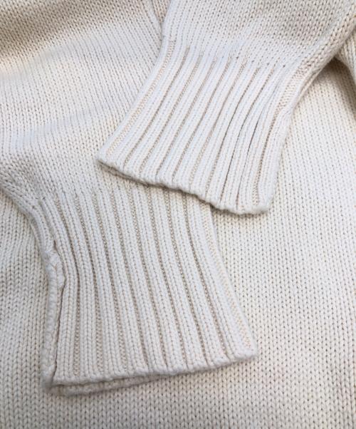 POLO RALPH LAUREN（ポロ・ラルフローレン）POLO RALPH LAUREN (ポロ・ラルフローレン) 厚手ニット アイボリー サイズ:Lの古着・服飾アイテム