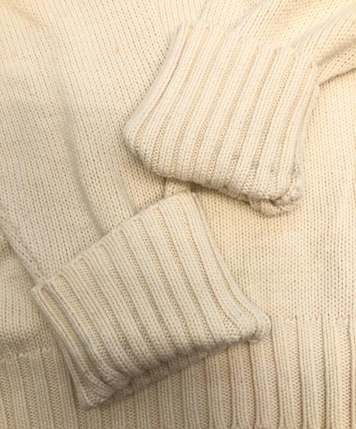 POLO RALPH LAUREN（ポロ・ラルフローレン）POLO RALPH LAUREN (ポロ・ラルフローレン) 厚手ニット アイボリー サイズ:Lの古着・服飾アイテム