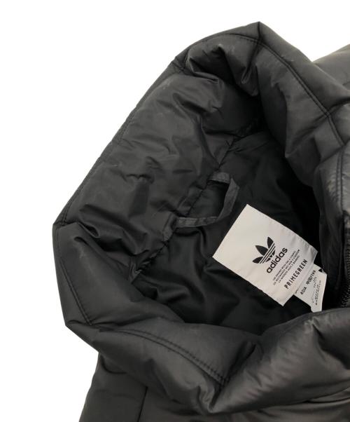 adidas（アディダス）adidas (アディダス) パデッドスタンドカラーパファーベスト ブラック サイズ:SIZE Lの古着・服飾アイテム