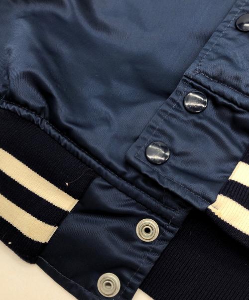 NEW YORK YANKEES（ニューヨークヤンキース）NEW YORK YANKEES (ニューヨークヤンキース) スタジャン ネイビー サイズ:SIZE Mの古着・服飾アイテム