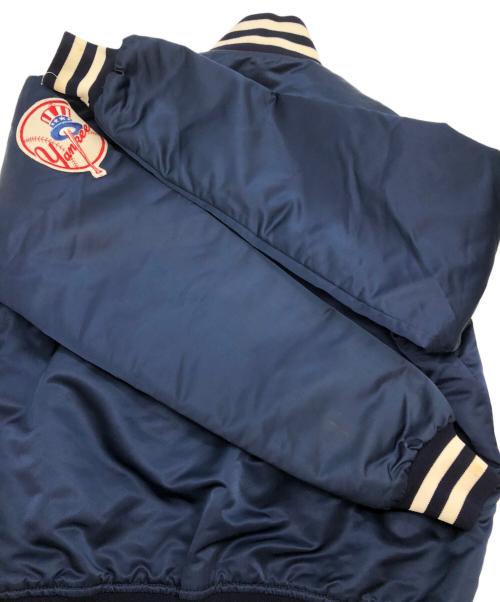 NEW YORK YANKEES（ニューヨークヤンキース）NEW YORK YANKEES (ニューヨークヤンキース) スタジャン ネイビー サイズ:SIZE Mの古着・服飾アイテム