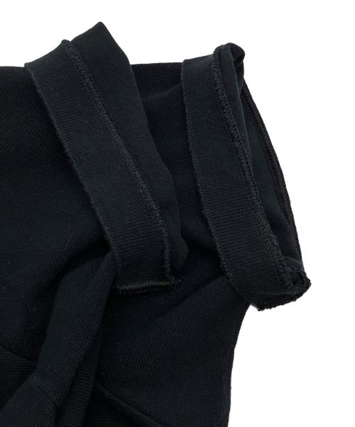 ELACIO（エラシオ）elacio (エラシオ) ポロシャツ ブラック サイズ:4の古着・服飾アイテム