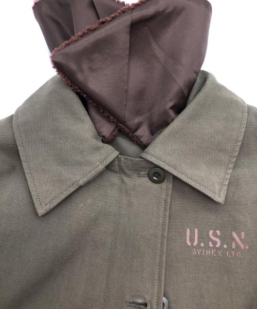 AVIREX（アヴィレックス）AVIREX (アヴィレックス) ブルゾン グリーン サイズ:SIZE Mの古着・服飾アイテム