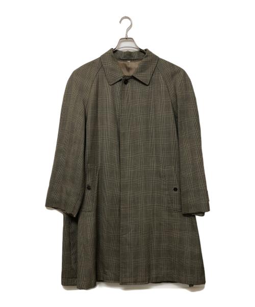 J.PRESS（ジェイプレス）J.PRESS (ジェイプレス) ステンカラーコート ブラウン サイズ:Lの古着・服飾アイテム