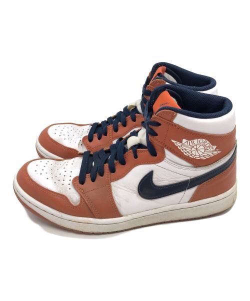 NIKE（ナイキ）NIKE (ナイキ) AIR JORDAN　スニーカー ブラウン×ホワイト サイズ:SIZE 27cmの古着・服飾アイテム