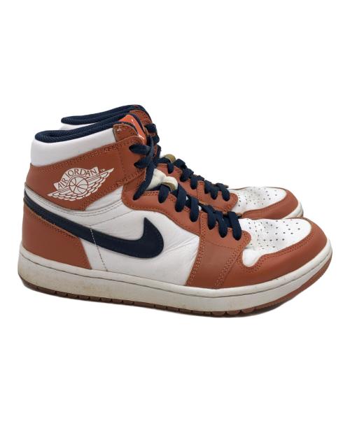 NIKE（ナイキ）NIKE (ナイキ) AIR JORDAN　スニーカー ブラウン×ホワイト サイズ:SIZE 27cmの古着・服飾アイテム