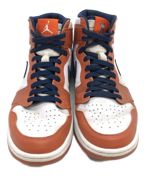 NIKE（ナイキ）NIKE (ナイキ) AIR JORDAN　スニーカー ブラウン×ホワイト サイズ:SIZE 27cmの古着・服飾アイテム