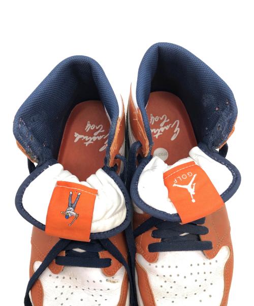 NIKE（ナイキ）NIKE (ナイキ) AIR JORDAN　スニーカー ブラウン×ホワイト サイズ:SIZE 27cmの古着・服飾アイテム