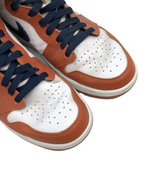 NIKE（ナイキ）NIKE (ナイキ) AIR JORDAN　スニーカー ブラウン×ホワイト サイズ:SIZE 27cmの古着・服飾アイテム