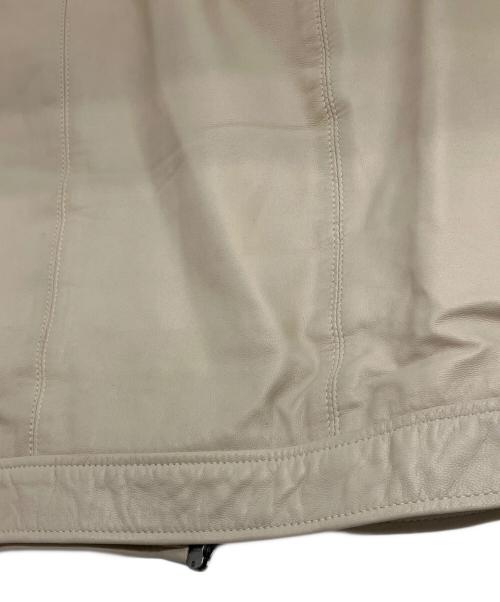 Liugoo Leathers（リューグーレザーズ）LIUGOO LEATHERS (リューグーレザーズ) レザージャケット ベージュ サイズ:SIZE Lの古着・服飾アイテム