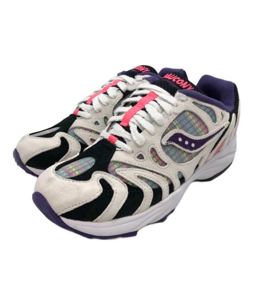 SAUCONY（サッカニー）SAUCONY (サッカニー) スニーカー ホワイト×パーㇷ゚ル サイズ:24の古着・服飾アイテム