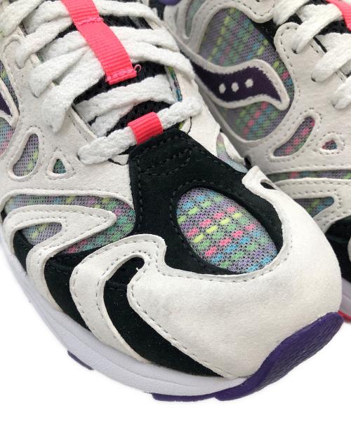 SAUCONY（サッカニー）SAUCONY (サッカニー) スニーカー ホワイト×パーㇷ゚ル サイズ:24の古着・服飾アイテム