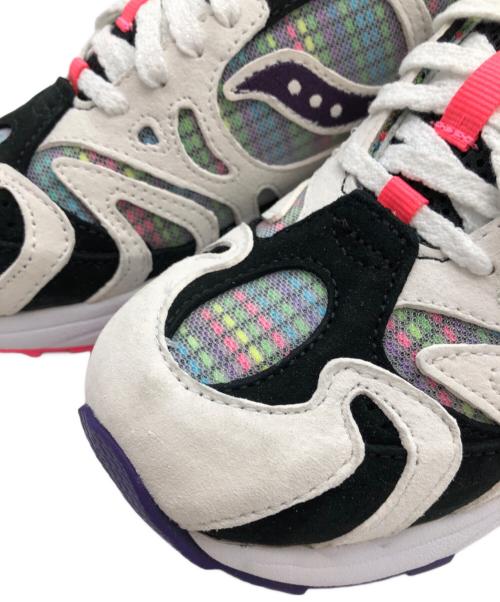 SAUCONY（サッカニー）SAUCONY (サッカニー) スニーカー ホワイト×パーㇷ゚ル サイズ:24の古着・服飾アイテム