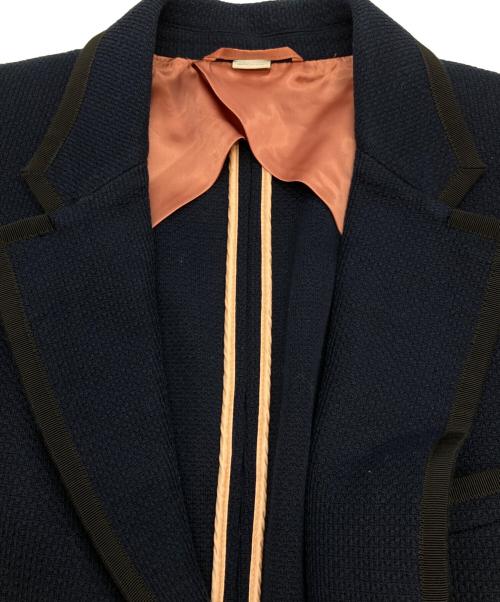 GUCCI（グッチ）GUCCI (グッチ) テーラードジャケット ネイビー サイズ:52の古着・服飾アイテム
