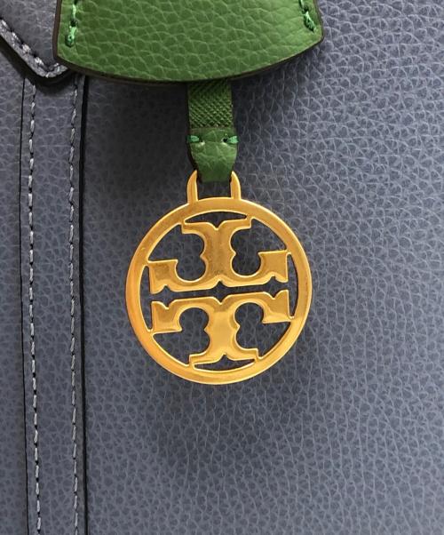 TORY BURCH（トリーバーチ）TORY BURCH (トリーバーチ) 2WAYバッグ ブルーの古着・服飾アイテム