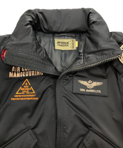 AVIREX（アヴィレックス）AVIREX (アヴィレックス) フライトジャケット ネイビー サイズ:SIZE XXLの古着・服飾アイテム