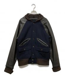 wings+horns（ウィングスアンドホーン）の古着「スタジャン」｜ネイビー