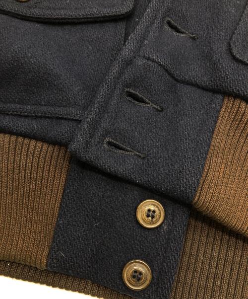 wings+horns（ウィングスアンドホーン）wings+horns (ウィングスアンドホーン) スタジャン ネイビー サイズ:SIZE Sの古着・服飾アイテム