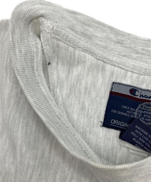 Champion（チャンピオン）Champion (チャンピオン) 長袖カットソー ライトグレー サイズ:SIZE Mの古着・服飾アイテム