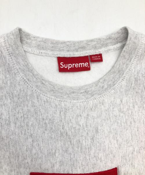 SUPREME（シュプリーム）Supreme (シュプリーム) ボックスロゴスウェット ライトグレー サイズ:SIZE Mの古着・服飾アイテム