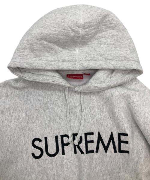 SUPREME（シュプリーム）Supreme (シュプリーム) パーカー ライトグレー サイズ:SIZE Mの古着・服飾アイテム