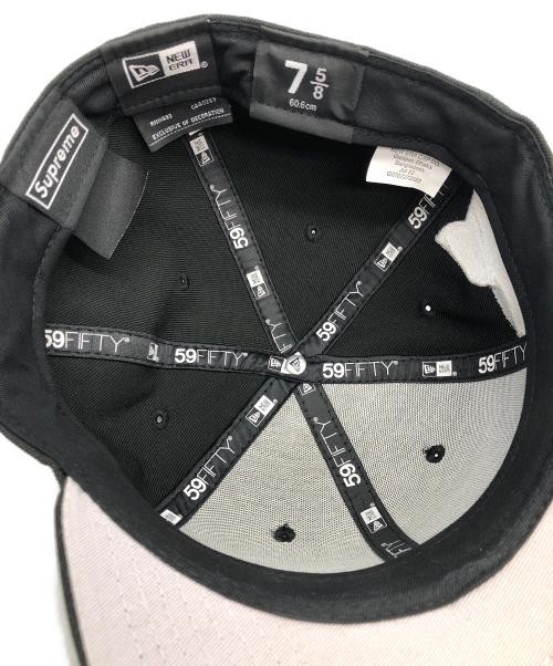 SUPREME（シュプリーム）SUPREME (シュプリーム) New Era (ニューエラ) キャップ ブラックの古着・服飾アイテム