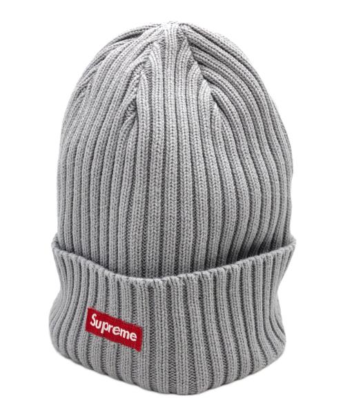 SUPREME（シュプリーム）SUPREME (シュプリーム) ニット帽 ライトグレーの古着・服飾アイテム
