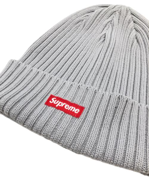 SUPREME（シュプリーム）SUPREME (シュプリーム) ニット帽 ライトグレーの古着・服飾アイテム