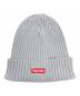 SUPREME（シュプリーム）の古着「ニット帽」｜ライトグレー