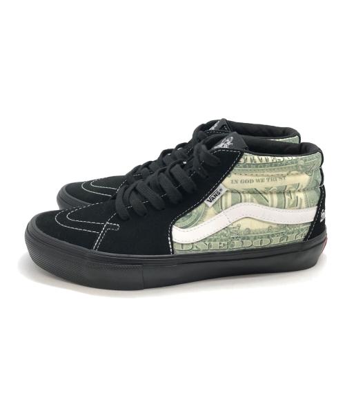 SUPREME（シュプリーム）SUPREME (シュプリーム) VANS (ヴァンズ) Skate Grosso Mid　スニーカー ブラック×グリーン サイズ:SIZE 27cmの古着・服飾アイテム