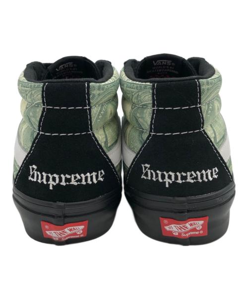 SUPREME（シュプリーム）SUPREME (シュプリーム) VANS (ヴァンズ) Skate Grosso Mid　スニーカー ブラック×グリーン サイズ:SIZE 27cmの古着・服飾アイテム