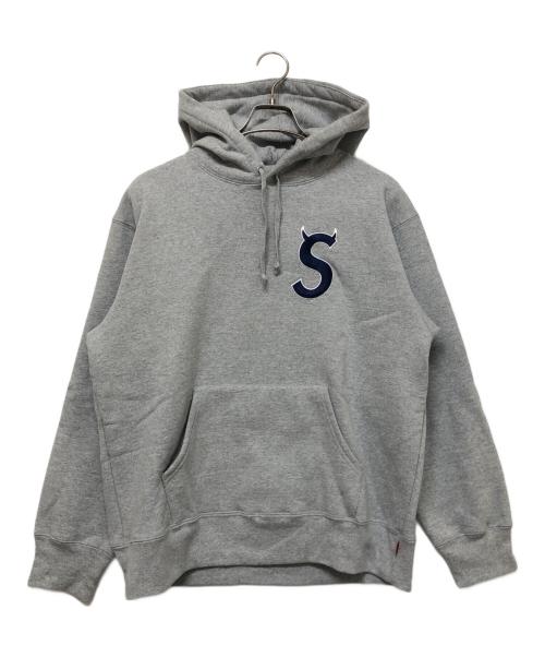 SUPREME（シュプリーム）SUPREME (シュプリーム) S Logo Hooded Sweatshirt グレー サイズ:SIZE Mの古着・服飾アイテム