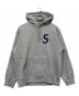 SUPREME（シュプリーム）の古着「S Logo Hooded Sweatshirt」｜グレー