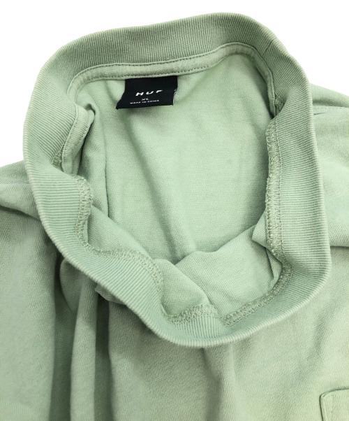 HUF（ハフ）HUF (ハフ) 長袖カットソー 黄緑 サイズ:SIZE XLの古着・服飾アイテム