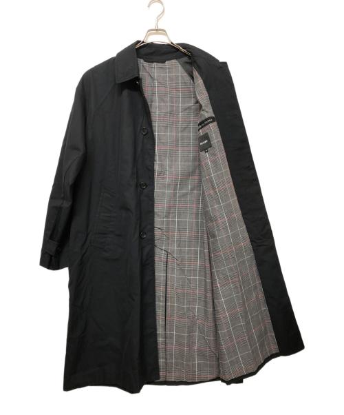 BEAMS（ビームス）BEAMS (ビームス) ステンカラーコート ブラック サイズ:SIZE Mの古着・服飾アイテム