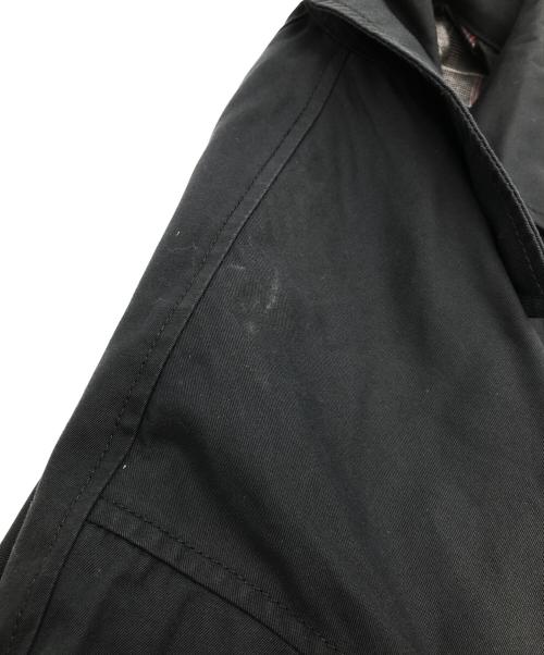 BEAMS（ビームス）BEAMS (ビームス) ステンカラーコート ブラック サイズ:SIZE Mの古着・服飾アイテム