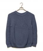 BATONERバトナ―）の古着「厚手ニット」｜ブルー