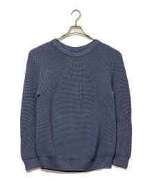 BATONER（バトナ―）の古着「厚手ニット」｜ブルー