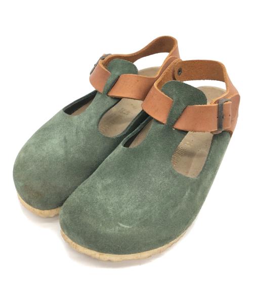 BIRKENSTOCK（ビルケンシュトック）BIRKENSTOCK (ビルケンシュトック) パリ　サンダル グリーン サイズ:SIZE 26.5cmの古着・服飾アイテム