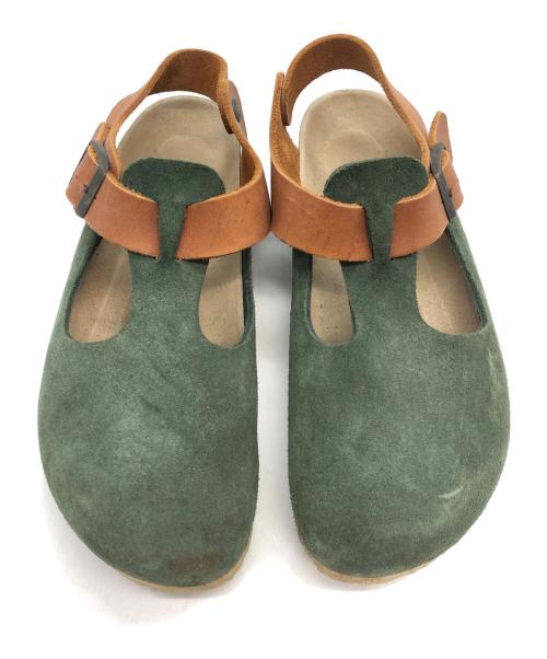 BIRKENSTOCK（ビルケンシュトック）BIRKENSTOCK (ビルケンシュトック) パリ　サンダル グリーン サイズ:SIZE 26.5cmの古着・服飾アイテム