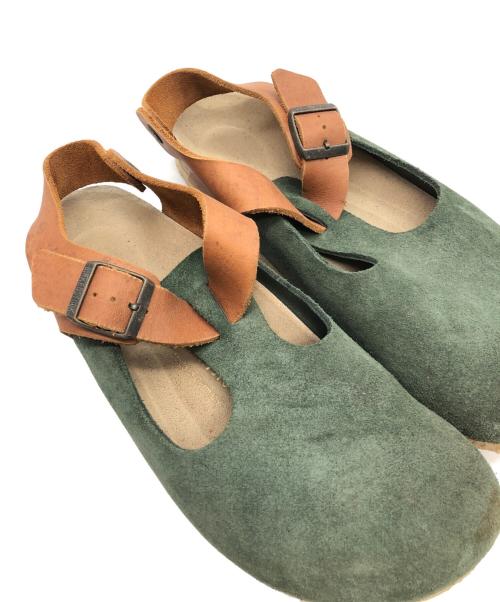 BIRKENSTOCK（ビルケンシュトック）BIRKENSTOCK (ビルケンシュトック) パリ　サンダル グリーン サイズ:SIZE 26.5cmの古着・服飾アイテム